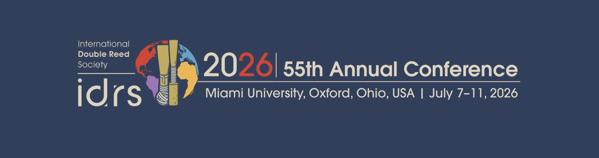 1 2026 IDRS Annual Conference – Oxford, Ohio, USA – Miami University